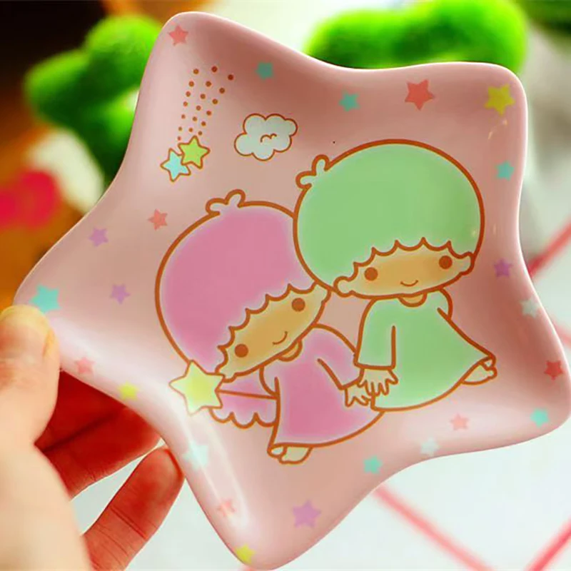 Sanrio Hello Kitty My Melody Keroppi Kawaii Dinner plates anime Snack plates Fruit snack tray