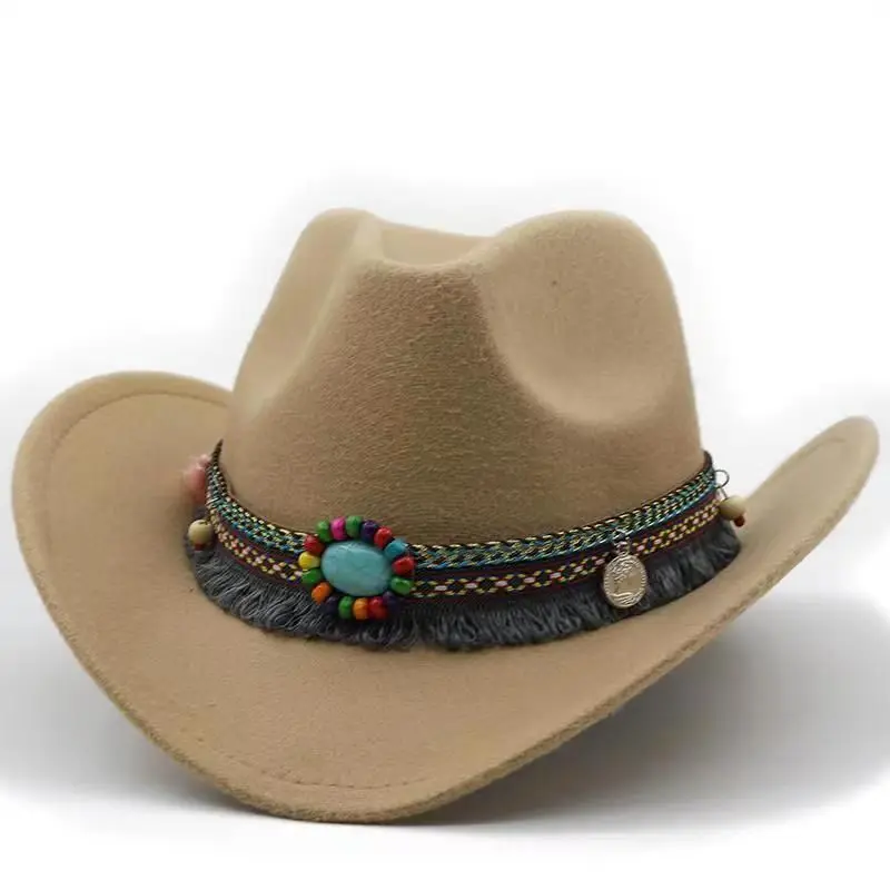 

2026 Western grassland hat Tibetan ethnic style sunshade cowboy hat