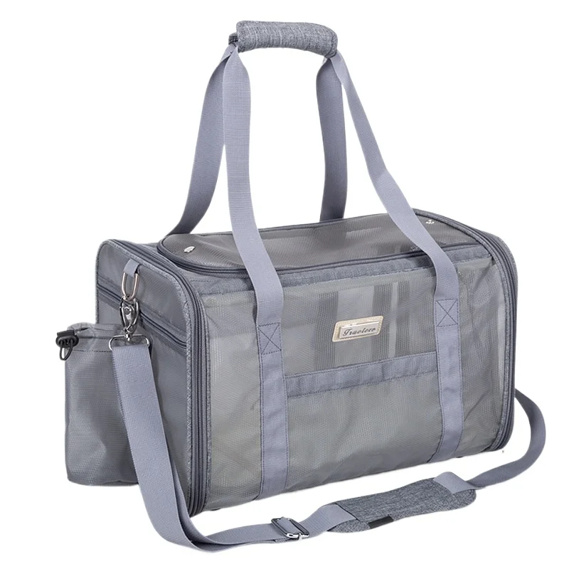 

Сумка-переноска Winhyepet для животных с дышащей сеткой, портативная наплечная сумка для щенков, упаковка для перевозки животных, принадлежности для маленьких собак и кошек