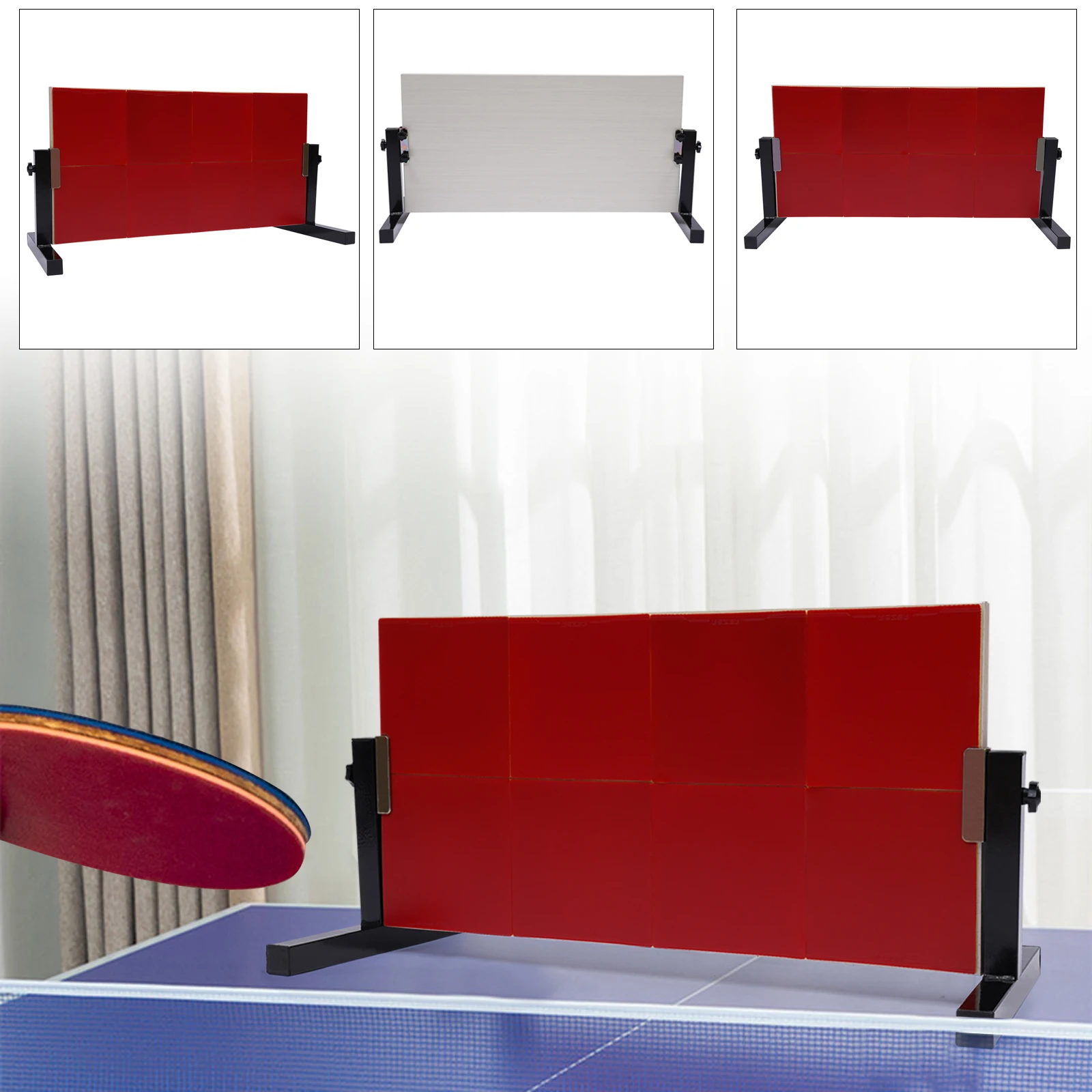 Table Tennis Rebound Board 66 x 33 cm ﻿, Ping Pong Rebounder Board Vertical Table Tennis Return Board, Ping Pong Trainer