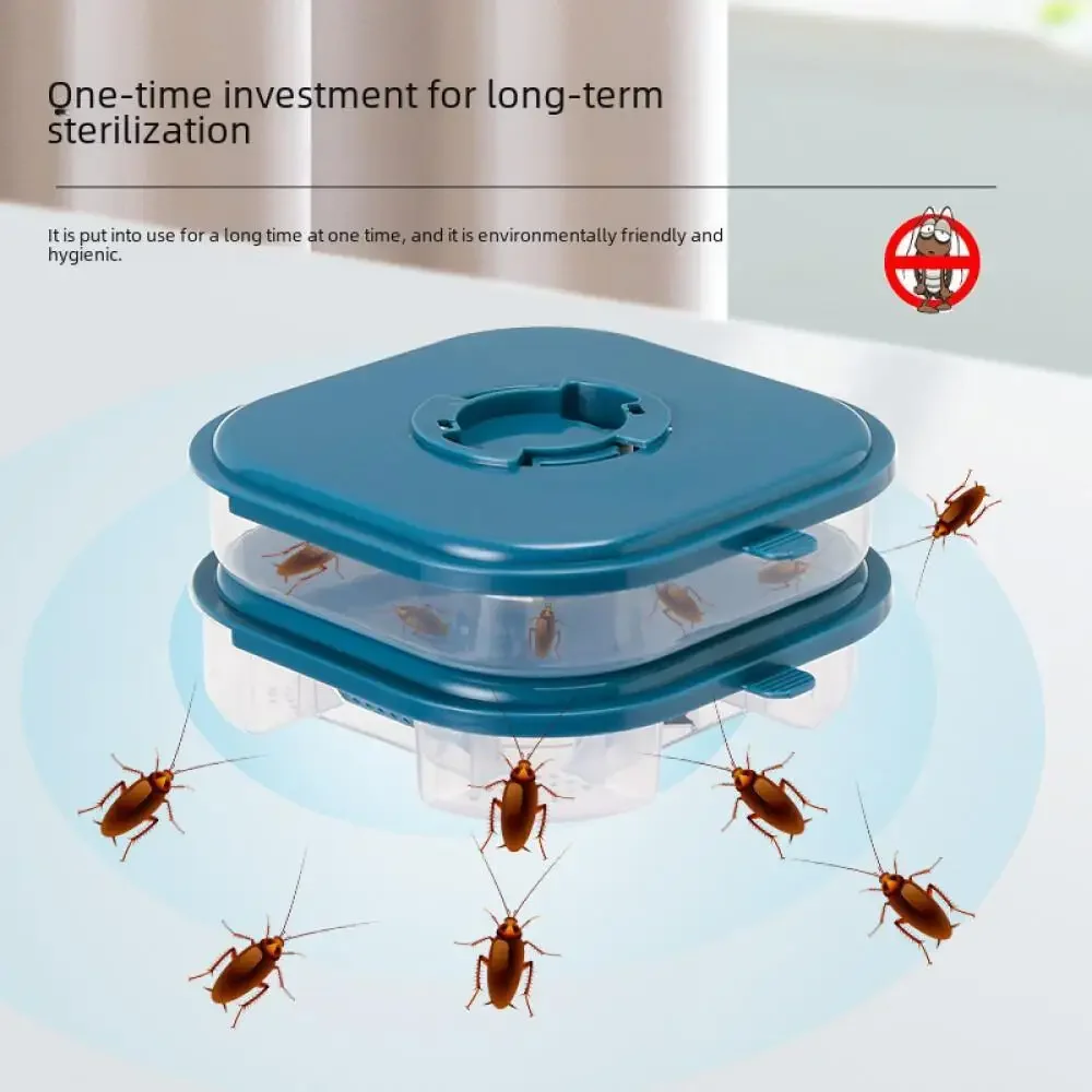 Cockroach Trap Bathroom Powerful Clearing Cockroach Box Efficient Catcher Kitchen Pest Control Device Insect Repellent Tool