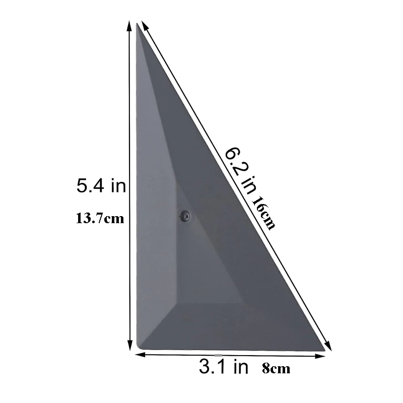 Raspador de película triangular para ventanas, herramientas de tinte, envoltura de vinilo, espátula de esquina triangular, Instalación de película, 2 piezas