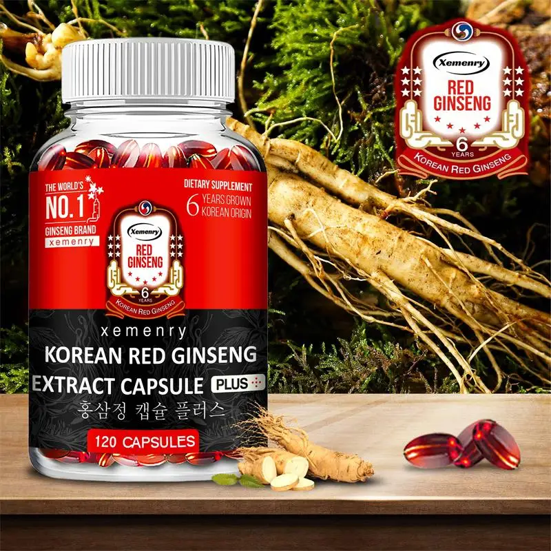 

Korean Red Ginseng Extract - High Potency Ginseng Supplement - Energy, Focus for Women & Men, Non-GMO
