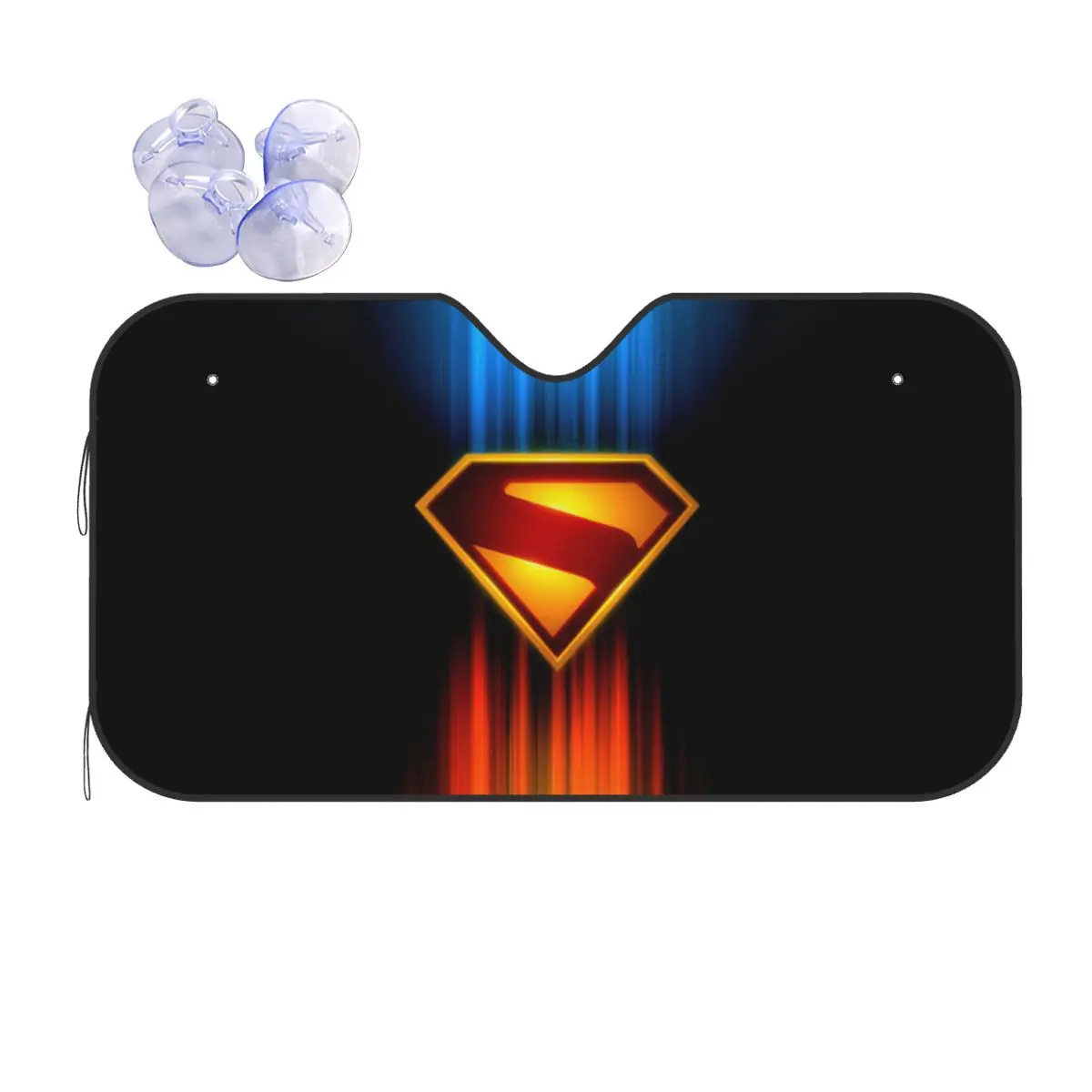 

Универсальный солнцезащитный козырек из фильма Супермена, 76x140 см, фольга, солнцезащитный козырек, защита от солнца