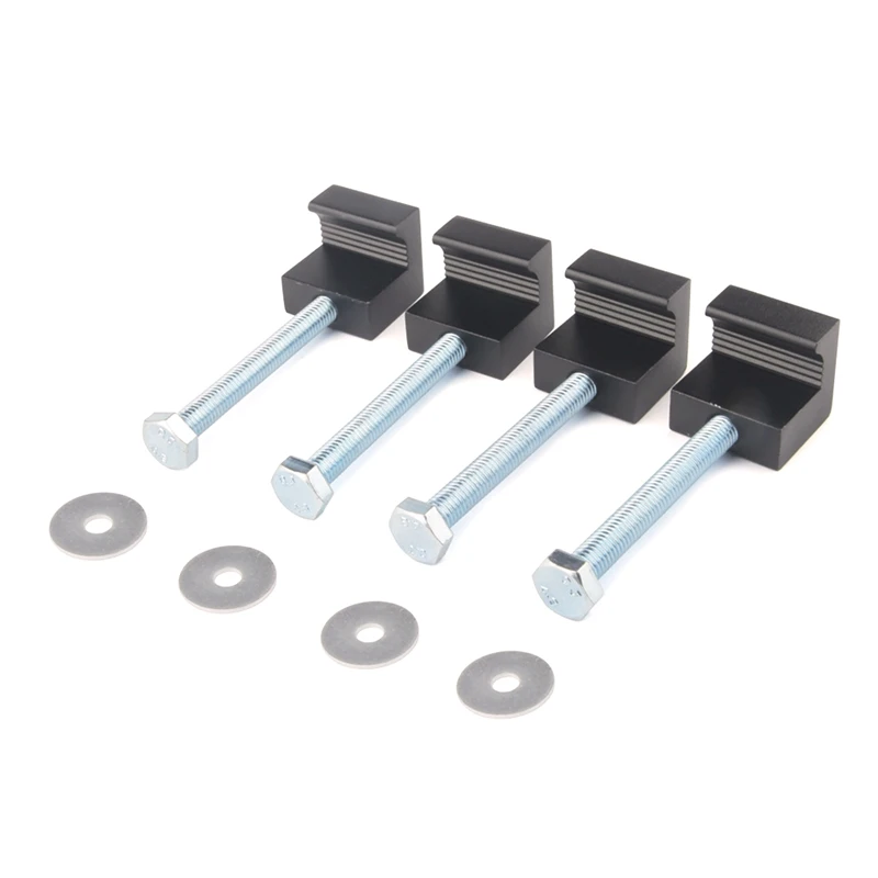 4-Pack Pick-Up Truck Toolbox To Fasten Cross J-Type Fixing Clip Easy To Install Fixtures For Truck Toolboxes