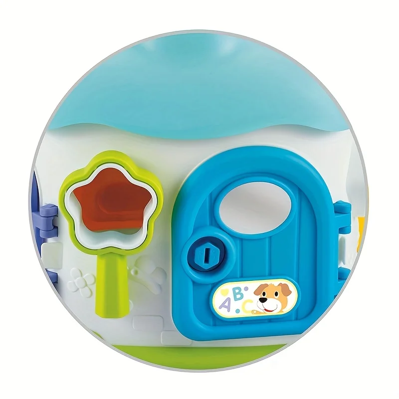 Shape Sorter House Toy, Educational Puzzle, Colorful Blocks, Early Learning Toy