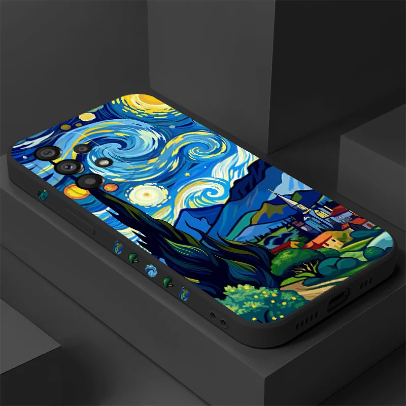 

Starry Sky Village Case For Samsung Galaxy A73 A53 A33 A23 A13 A03 A72 A52 A52S A32 A22 A12 A02 A02S A71 A51 A31 A21S 4G 5G Cove