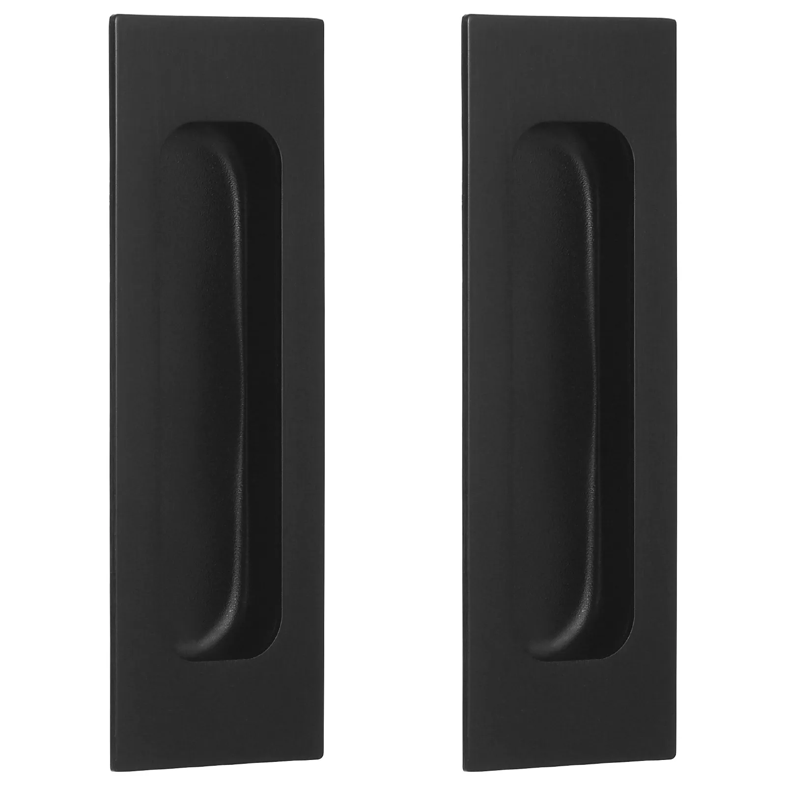 

2Pcs Edge Pulls for Cabinets Stainless Steel Recessed Cabinet Handles Hidden Door Pulls for Sliding Doors Pocket Door Use
