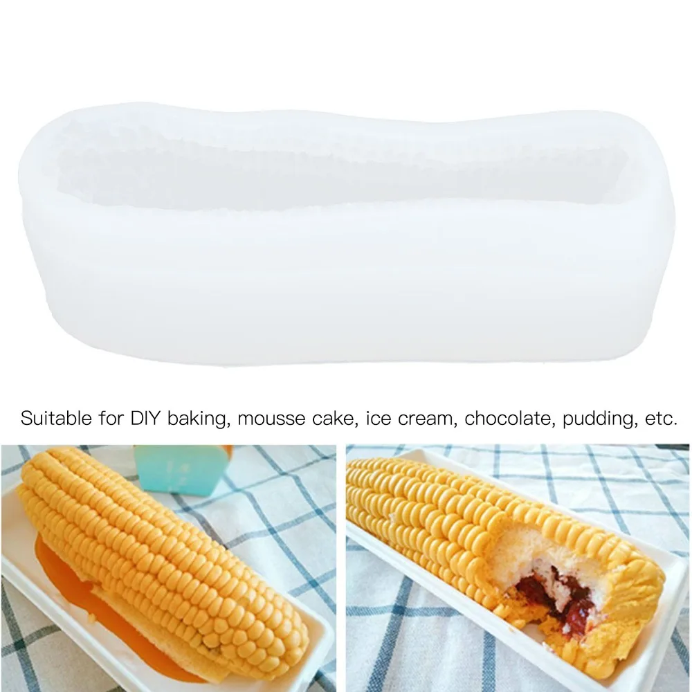 Picture 5: Wax Mold 3D Simulation Corn Silicone Mold Corn Non Stick Soap Mold Silicone Baking Mold Ice Cream