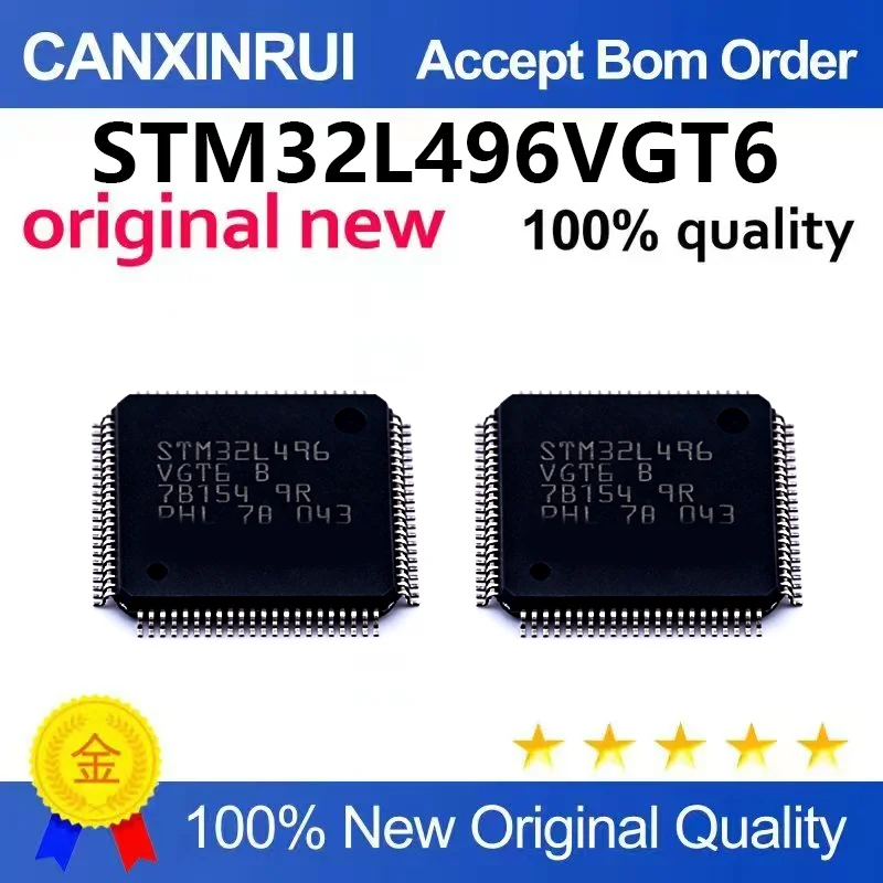 （5pcs-100pcs）Brand new original STM32L496VGT6 package LQFP-100 Cortex-M4 32-bit microcontroller