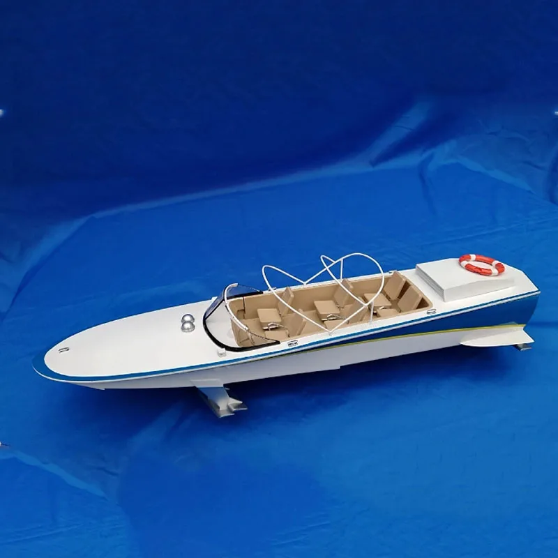 1/14 RC Hydrofoil Speedboat Model Kit Remote Control Yacht Model Toy Gift Simulation Scale Boat Exquisite Model Finished Product