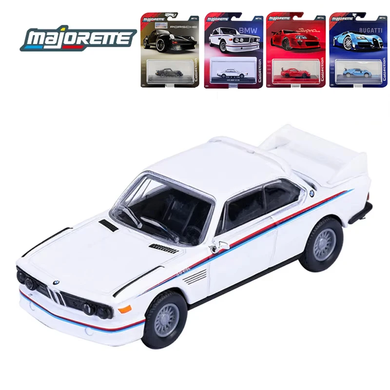 Coches de Colección Majorette Diecast 1:64: BMW 3.0 CSL, Toyota, Bugatti, Porsche - Modelos de Alta Fidelidad 1/64