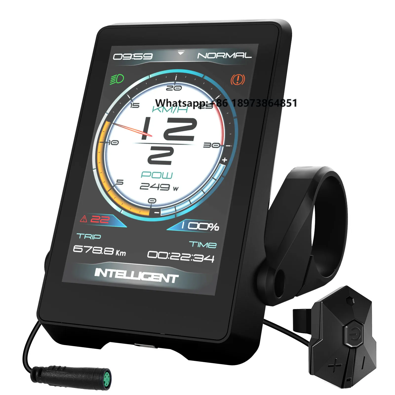 

3.5inch TFT Touch Screen Electric Bike LCD Display Electric Bicycle E Bike Parts Bike Accessories with USB Charging Function
