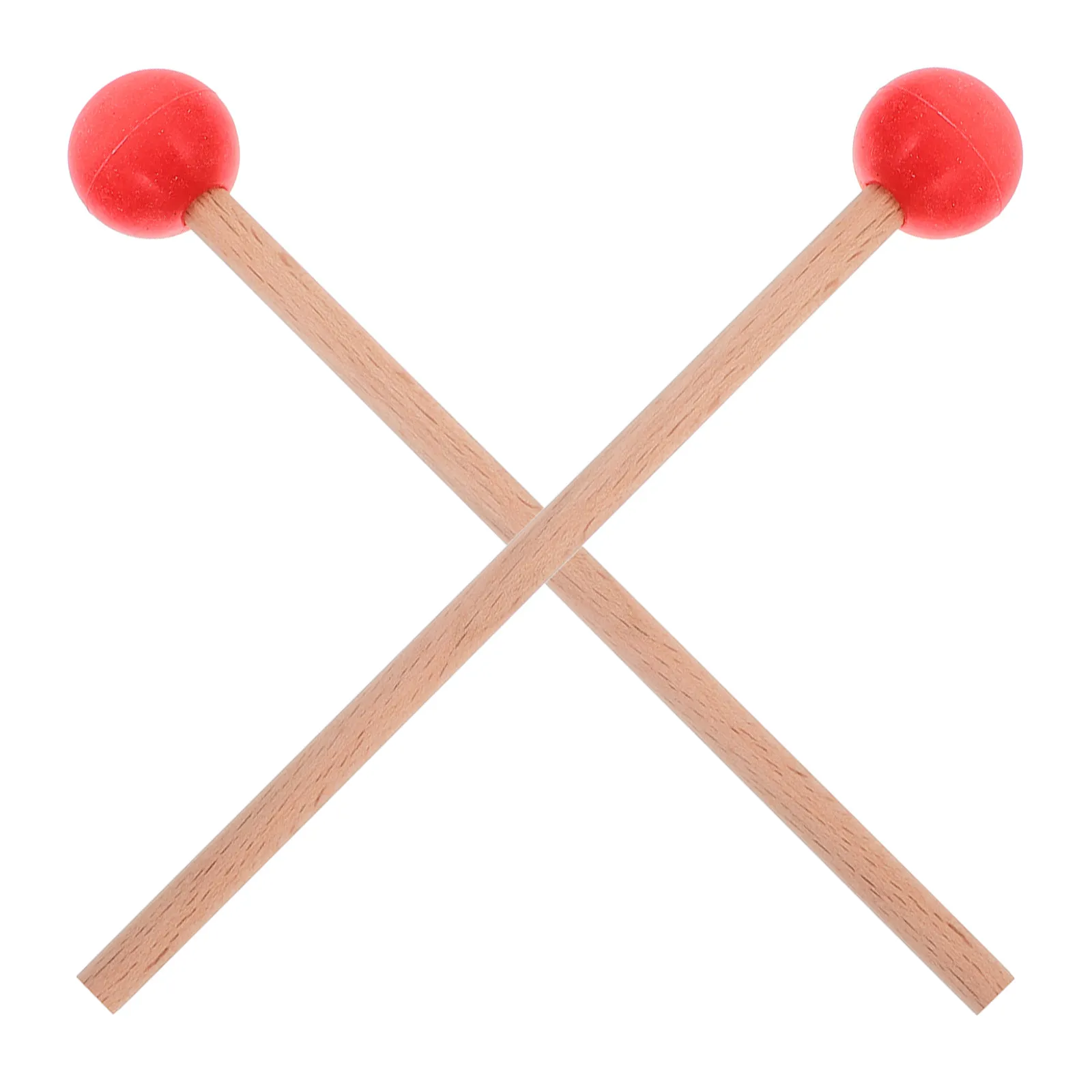 1 Par de Baquetas para Tambor de Lengüetas, Marimba, Xilófono, Palos de Percusión Ligeros Universales para Instrumentos Musicales