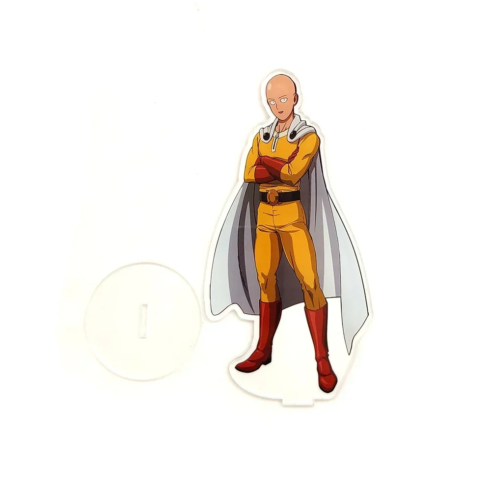 

Saitama anime Japanese acrylic standee figurines desk decoration cake topper