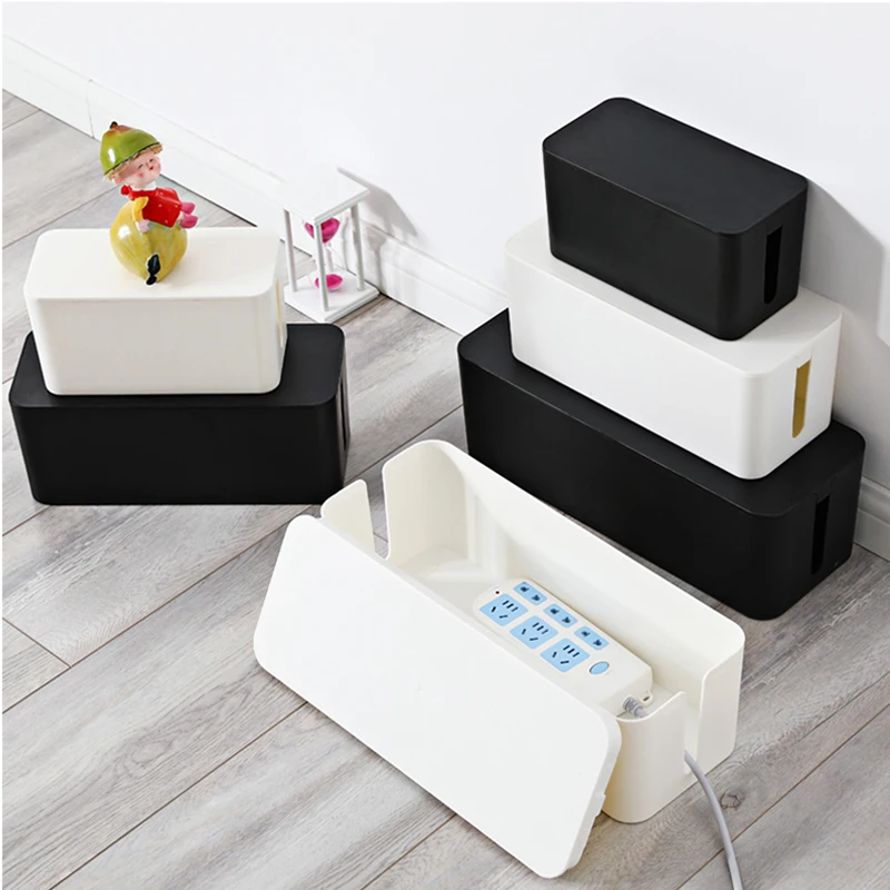 Plastic Wire Storage Box Power Line Storage CasesJunction Box Cable Tidy Storage Box Household Necessities Home Organizer