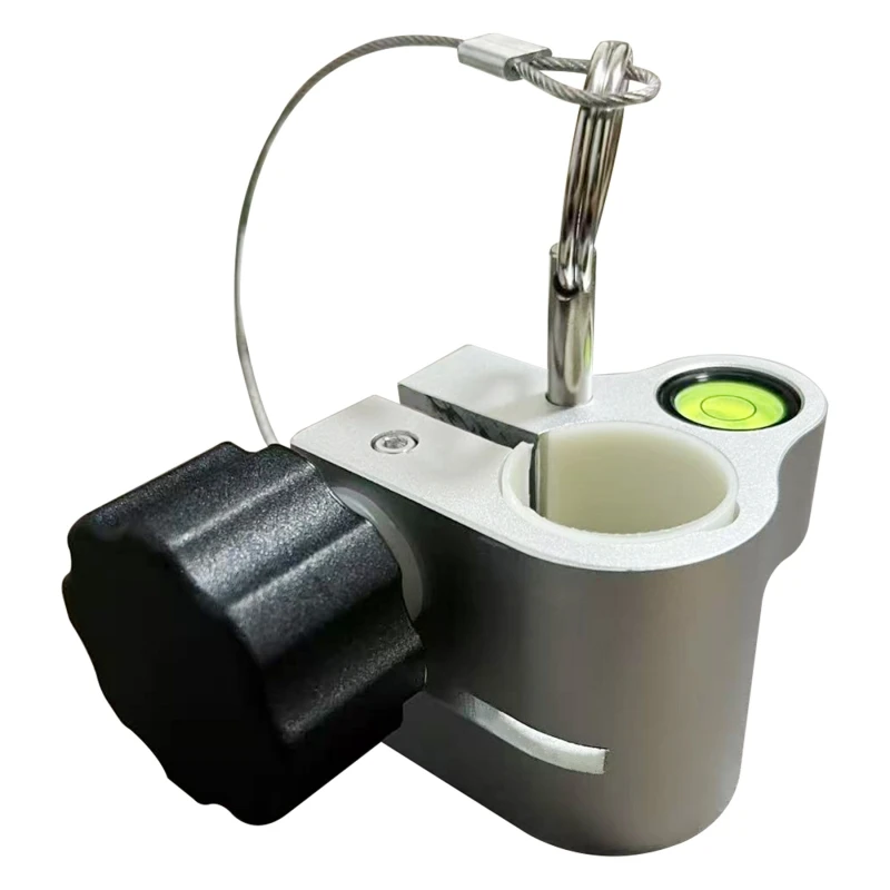 Металлический механизм блокировки сиденья с пузырьковым флаконом уровня, встроенный со стопорным штифтом, 25 мм, телескопический стержень из углеродного волокна