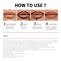 Crayon à lèvres magique Peel Off, cosmétique, mat, longue durée, étanche, résistant aux taches, résistant à la transfert, tatouage pour taches sur les lèvres 6
