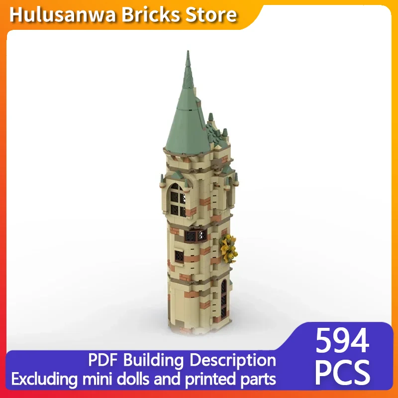 Magical Movie Model MOC Building Bricks Fortress Of Magical Academy Modular Technology Gifts Holiday Assemble Children Toys Suit