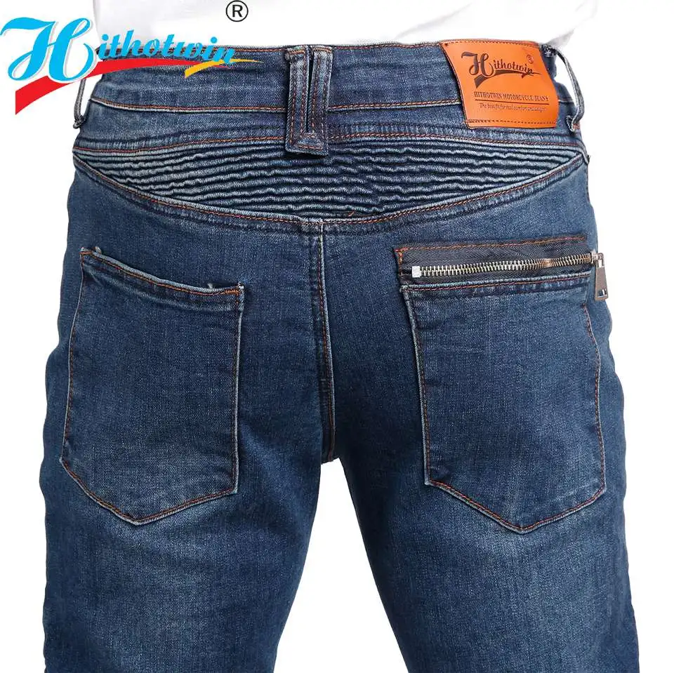 Motorcycle riding jeans Pants spring autumn Men Moto Aramid Protection kevlar Jeans Racing Sports Aramid Motocross Protective
