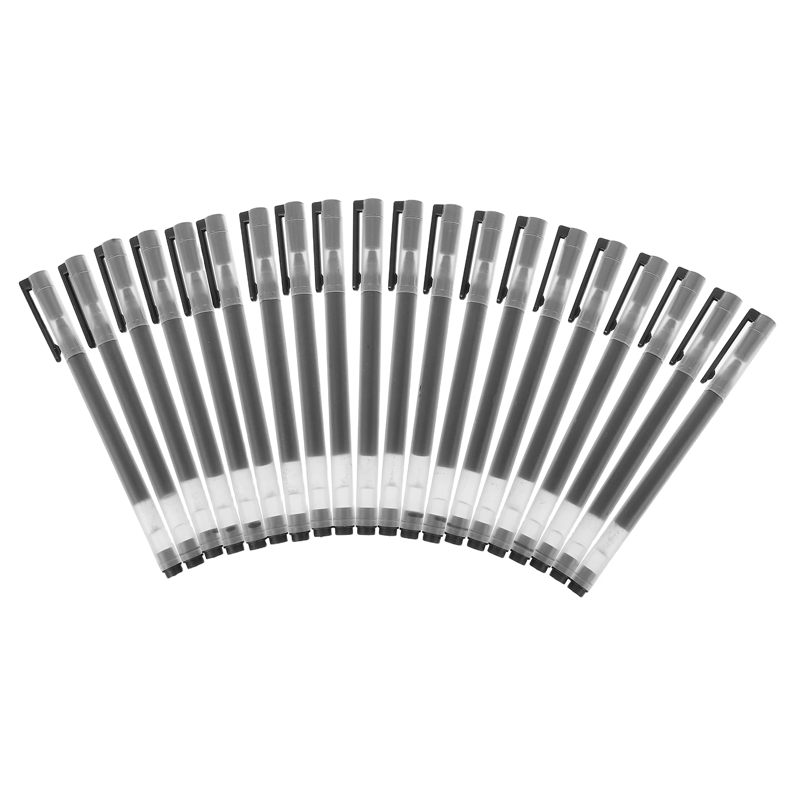 20 قطعة قلم محايد 0.5 مللي متر حبر أسود سعة كبيرة الكتابة السلس لا تنزف أقلام لمكتب مدرسة الأعمال دراسة أقلام الحبر السائل #1