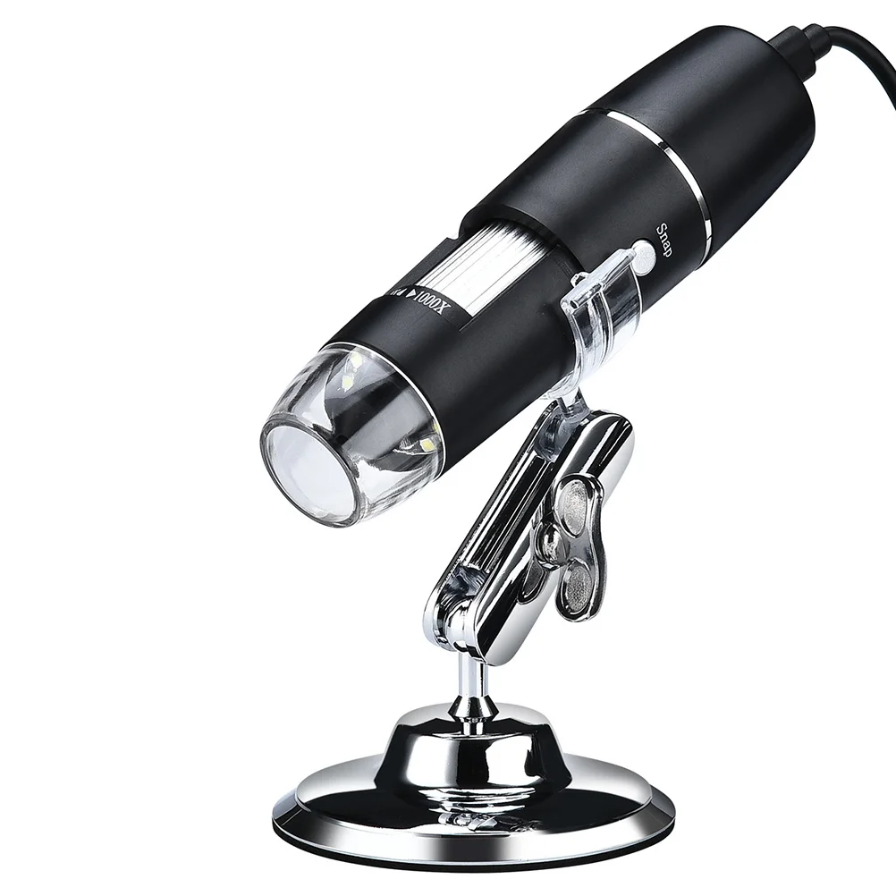 1 قطعة 1000x USB عدسة مكبرة ذراع مرنة عالية الدقة لمختبر الالكترونيات الصناعية USB عدسة مكبرة #1