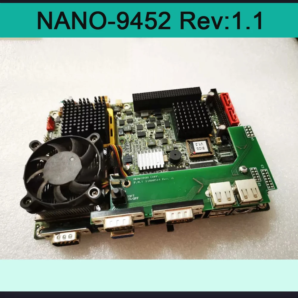 For IEI Industrial Computer Motherboard NANO-9452 Rev:1.1