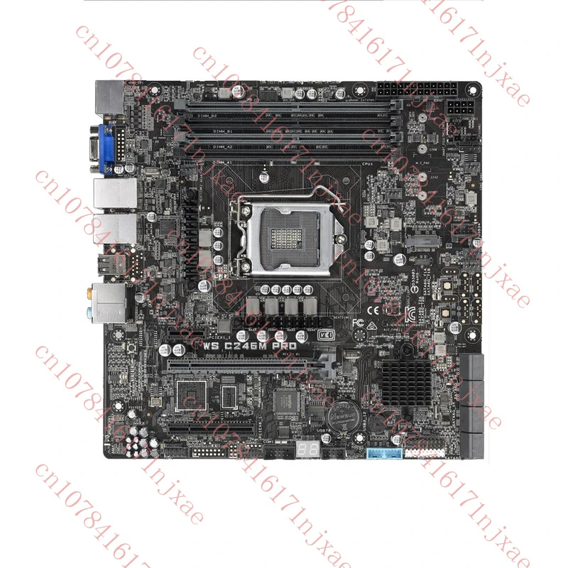 

FOR ASUS WS C246M PRO workstation Motherboard Test 100% ok M.2 USB3.1.