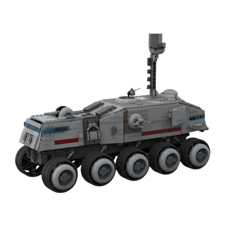 1156PCS MOC-238805 Juggernaut Turbo Tank Space War Battle Movie Model Building Blocks Bricks DIY Creative Assembly Toy Xmas Gift