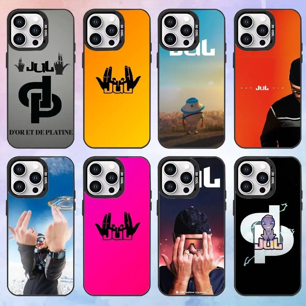 

Rapper J-JUL Phone Case For iPhone17,16,15,14,13,12,11 Plus,Pro Max Black Candy Matte Shockproof Cover