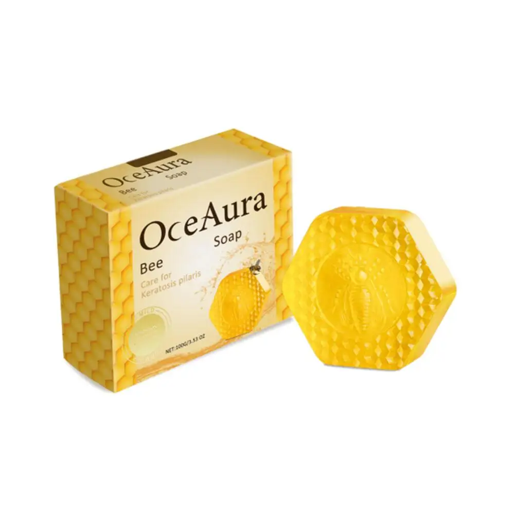 100g Bee Soap Handmade Soap Cleansing Bath Moisturizing Bath Refreshing Soap Care Acne Skin W2j7