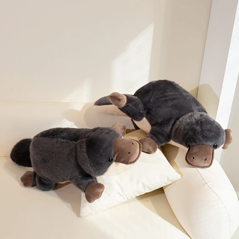 

Лежащие плюшевые игрушки Platypus, милые мягкие милые мягкие подушки, куклы, украшение для дома, автомобиля, плюшевые игрушки, подушка-компаньон для сна