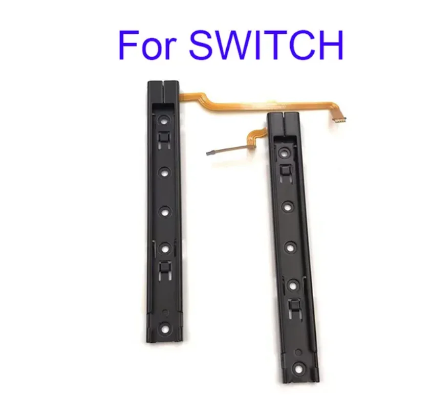 10pair Original Repart Part Right And Left Slide Rail With Flex Cable Fix Part For Nintendo Switch OLED Console NS Rebuild Track