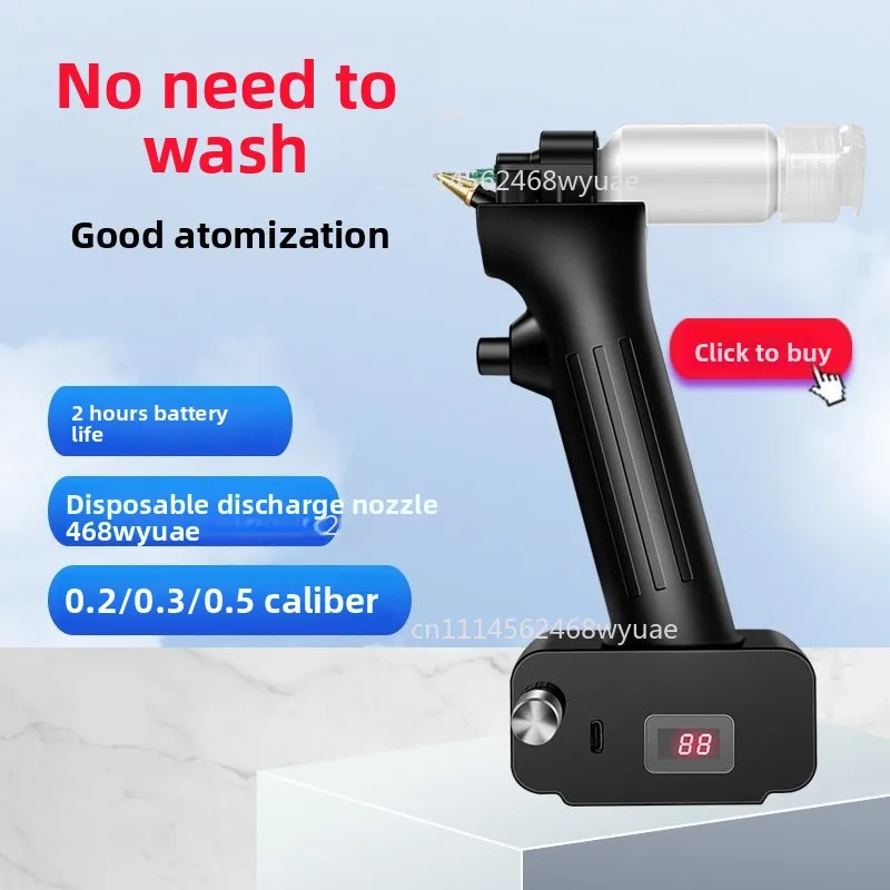 Non wash electric model, hand-held, spray pen, air pump, furniture, beauty touch up paint spray gun, ceramic glazing spray tool