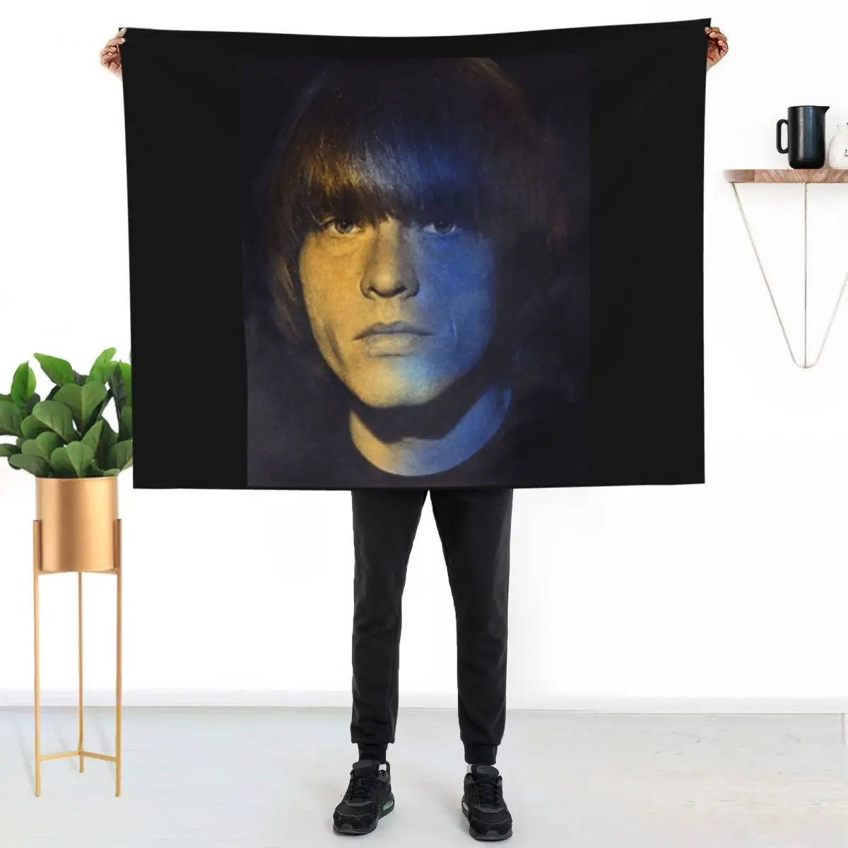 

Brian Jones Throw Blanket Cozy Warm Blanket for Bed Room Decor