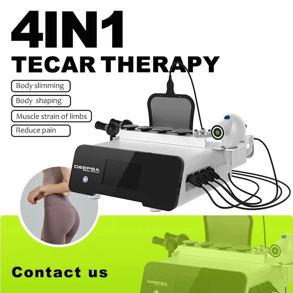 448k Professional Physiotherapy Machine OEM 448K Machine Tecar Physical Therapy Machine Pain Relief Device Body Slimming