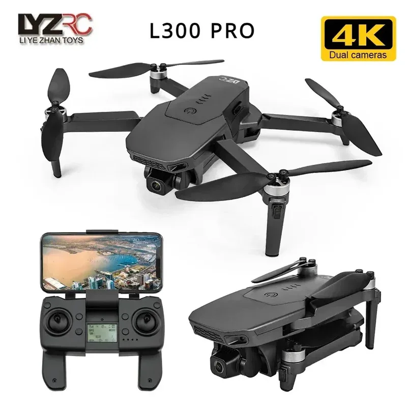 

L300 Pro GPS Drone Profesional 4K HD 5G WIFI FPV Camera Quadcopter With Brushless Motor RC Drones For Children Toys Dron