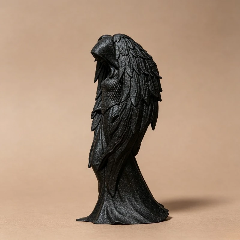 20cm Large Elegant Modern Minimalist Angel Statue Ornaments, Desktop Creative Sculpture Figures, Home Decoration Crafts view 4