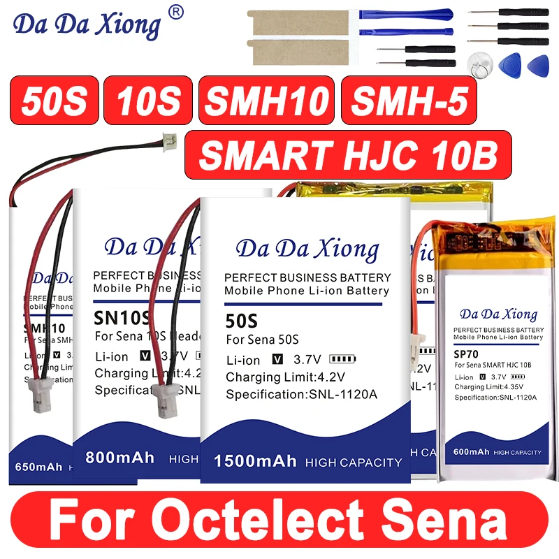 SP402540 SP70 952439 بطارية ل Octelect Sena 50S 30K SMH-5 SMH10 / SMART HJC 10B / 10S 20S S10 S20 / 20S EVO سماعة رأس لاسلكية