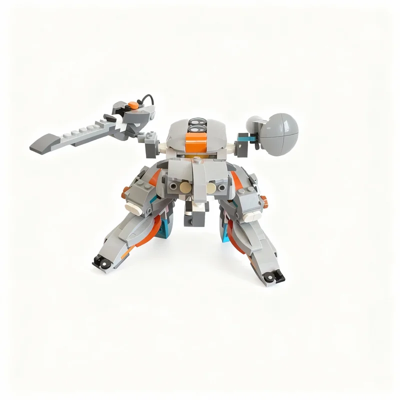 311 Piezas MOC Icons Metal Gear Rex, Bloques de Construcción de Modelo, Juguete de Arquitectura, Regalos de Navidad, Ensamblaje DIY, Educación Creativa