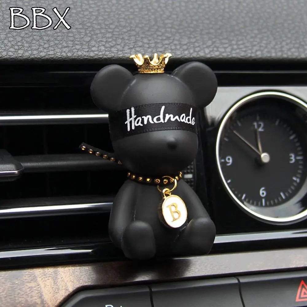 

Car Air Freshener Air Conditioner Air Vent Clip Fragrance Car Bear Gypsum Decor Aromatherapy Outlet Clip