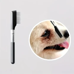 Pet Facial Cleaning Comb Removes Tear Stains Eye-poop Comb Dog Hair Repair Scissors Cat Hair Comb Pet Clean Supplies Accessories