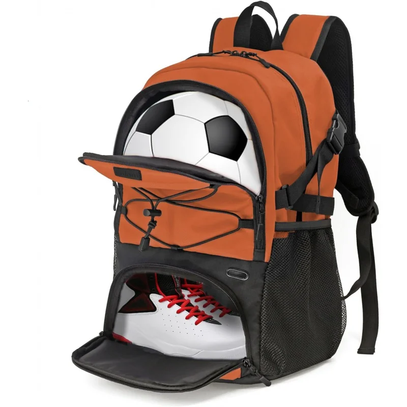 Goloni Soccer Backpack-Basketball Backpack with Ball Compartment & Shoe Compartment