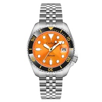 CADISEN Watches Men 20Bar Diver Retro Water Ghost Sapphire NH35 Automatic Mechanical Watch BGW9 Luminous 2023 New Clock C8220