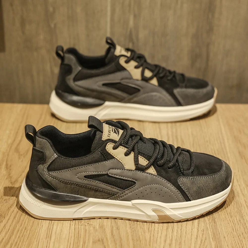 Casual Shoes Men's Sports Shoes Autumn Casual Thick Soled Men's Shoes Soft and Comfortable Non-slip Outdoor Fashion Board Shoes