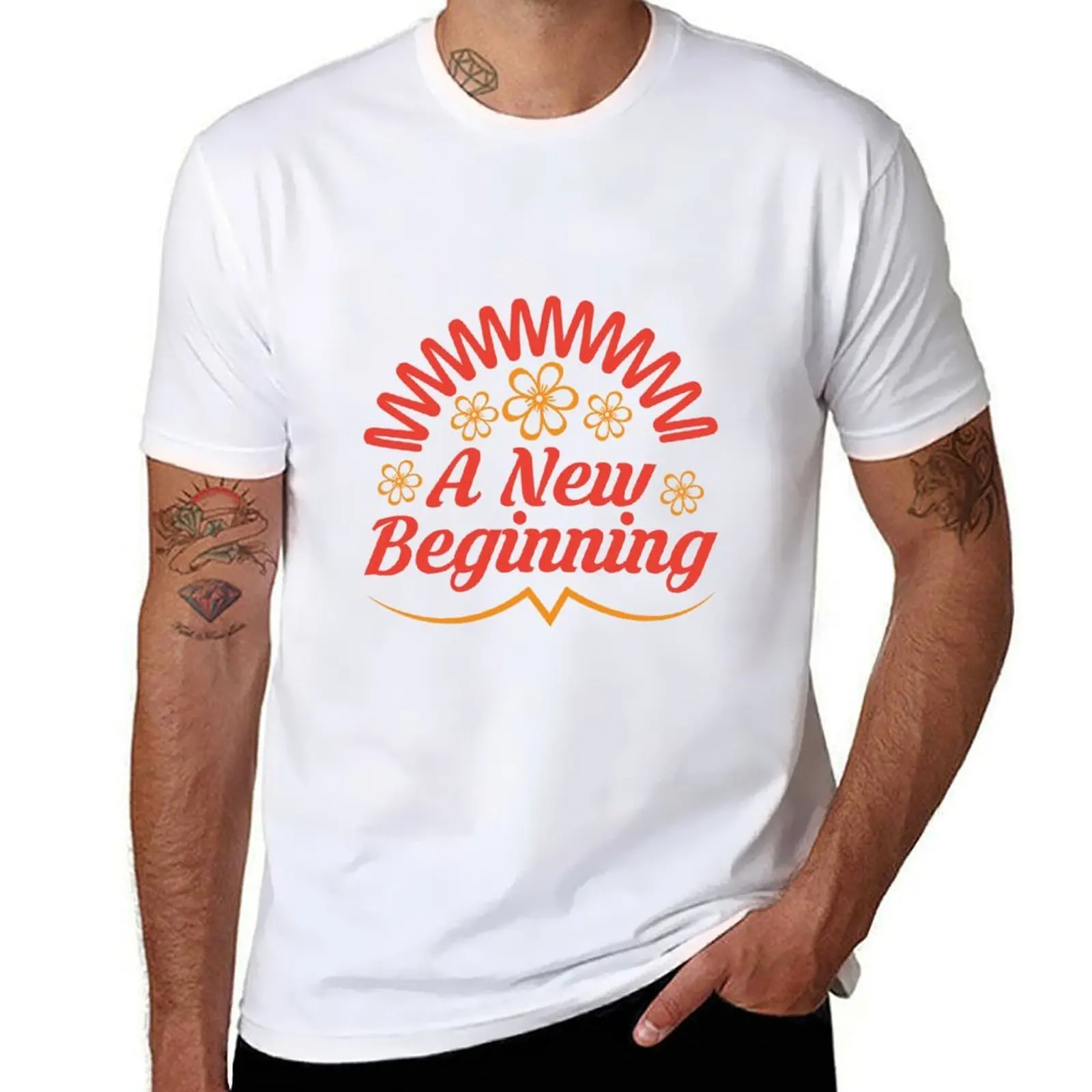 

A New Beginning T-Shirt anime t shirts oversize t shirts for man graphic vintage T-Shirt