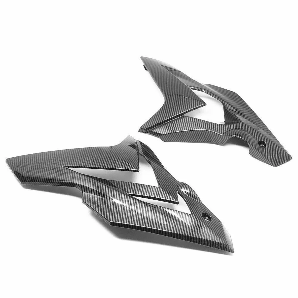 Carbon Fiber Pattern Side Mid Radiator Panel Fairing Cowling for BMW S1000R 2014-2016