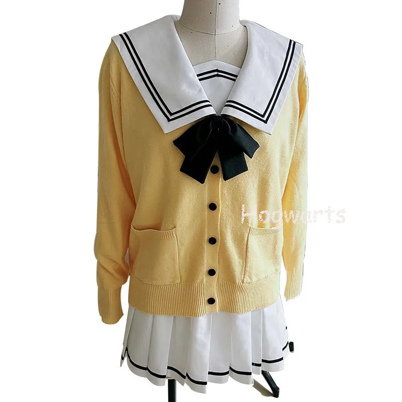Anime Tu e io e lei: una storia d'amore Muko Aoi MIYUKI Costume cosplay Scolaretta maglione JK Uniforme Costume di Halloween