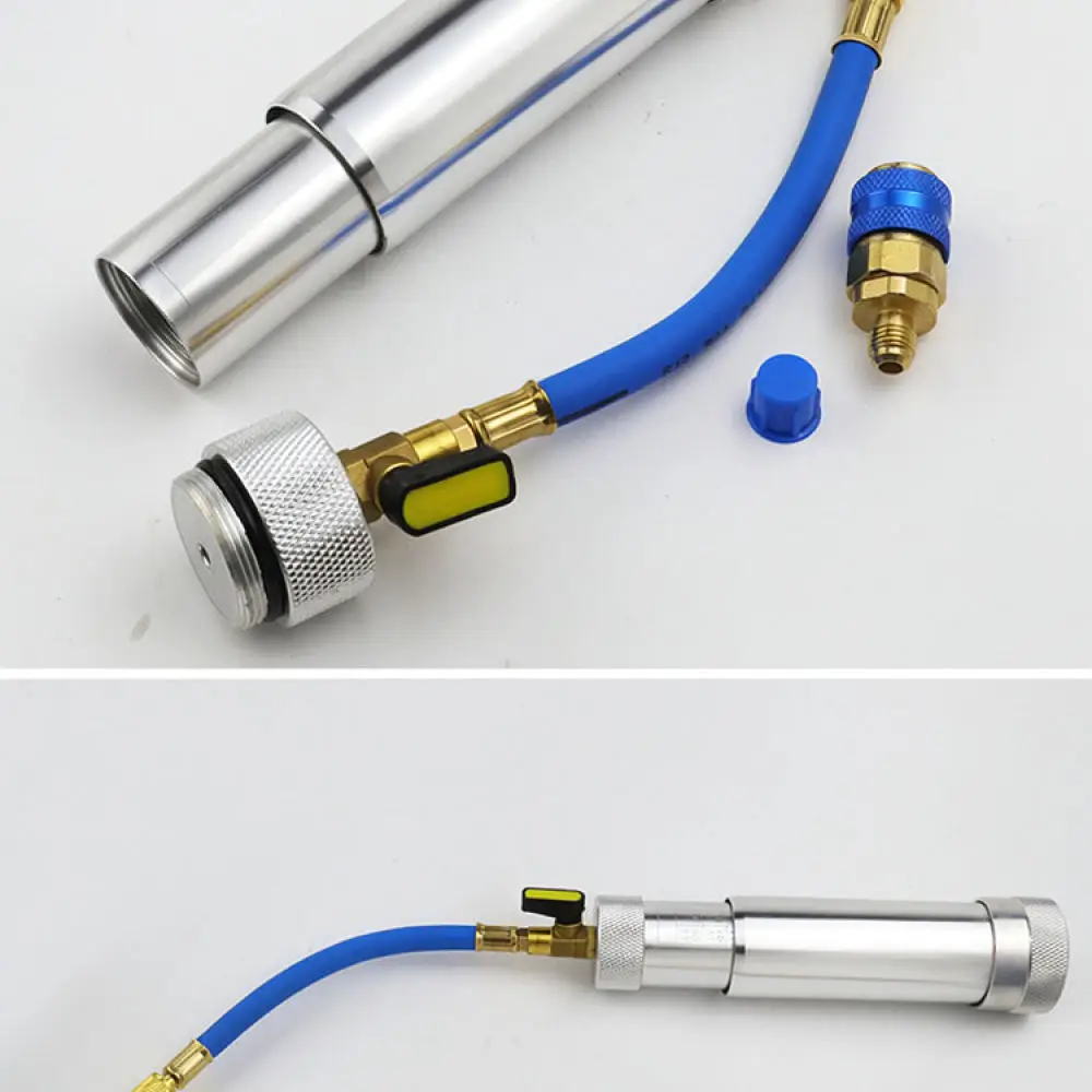 Universal Automotive AC Oil Dispenser Compressor Lubrication Injector Tool For For Xingweiqiang Car Leak Repair Equipment