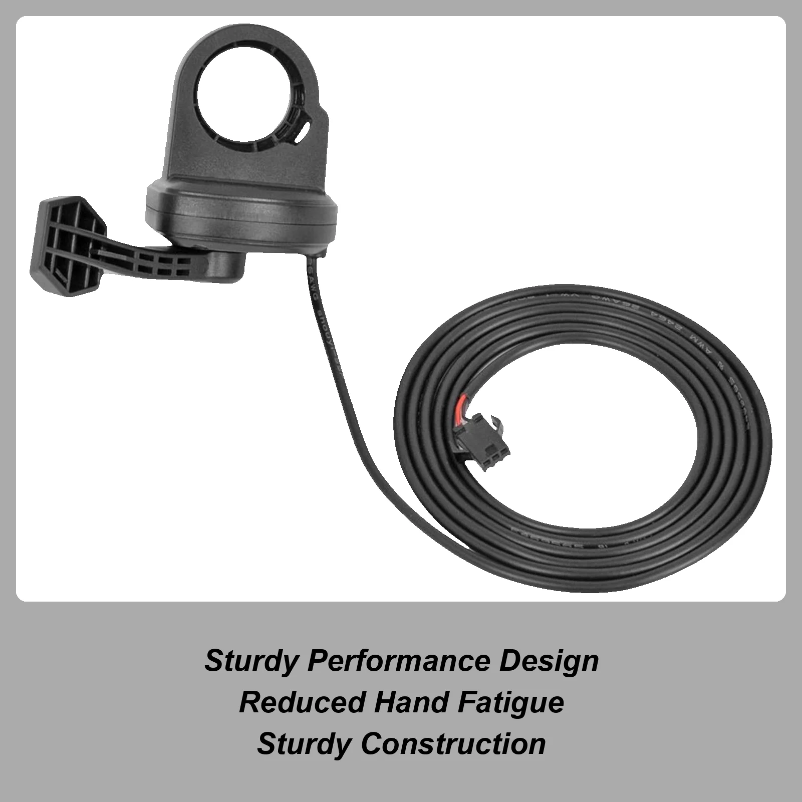 

Thumb Throttle Ergonomic 3-Pin Controller Finger Electric Scooter Finger Throttle For ATV Motocross Off Road Go-Karting